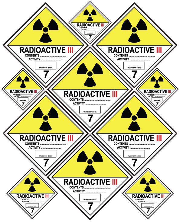 stickers Back to the future radioactif