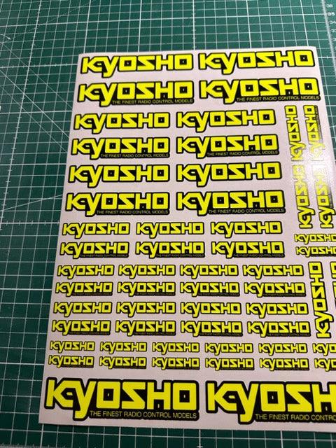 Planche Kyosho jaune fluo - LittleCarAddict