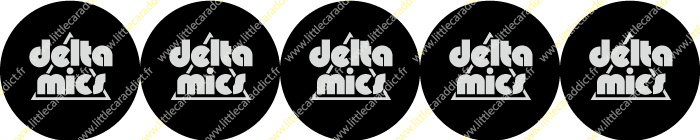 Stickers Centre jantes delta mics - LittleCarAddict