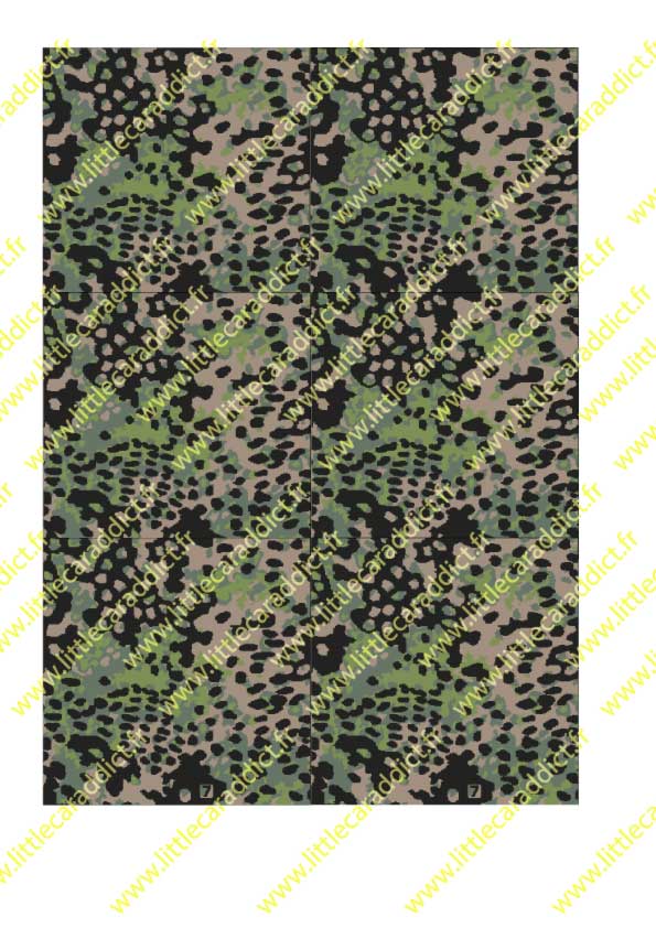 Tenu camouflage fashion militaire