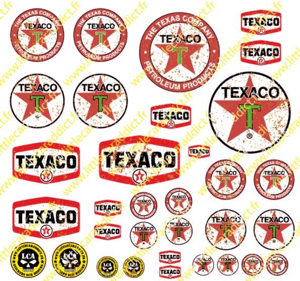 Stickers texaco Rusty - LittleCarAddict