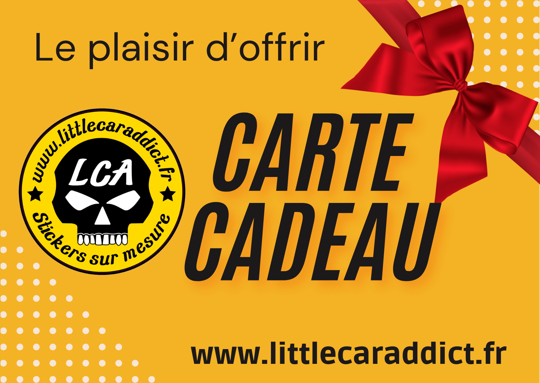 Carte Cadeau Littlecaraddict