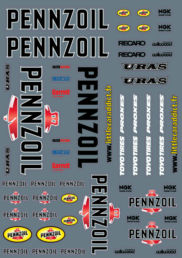Planche Pennzoil Red