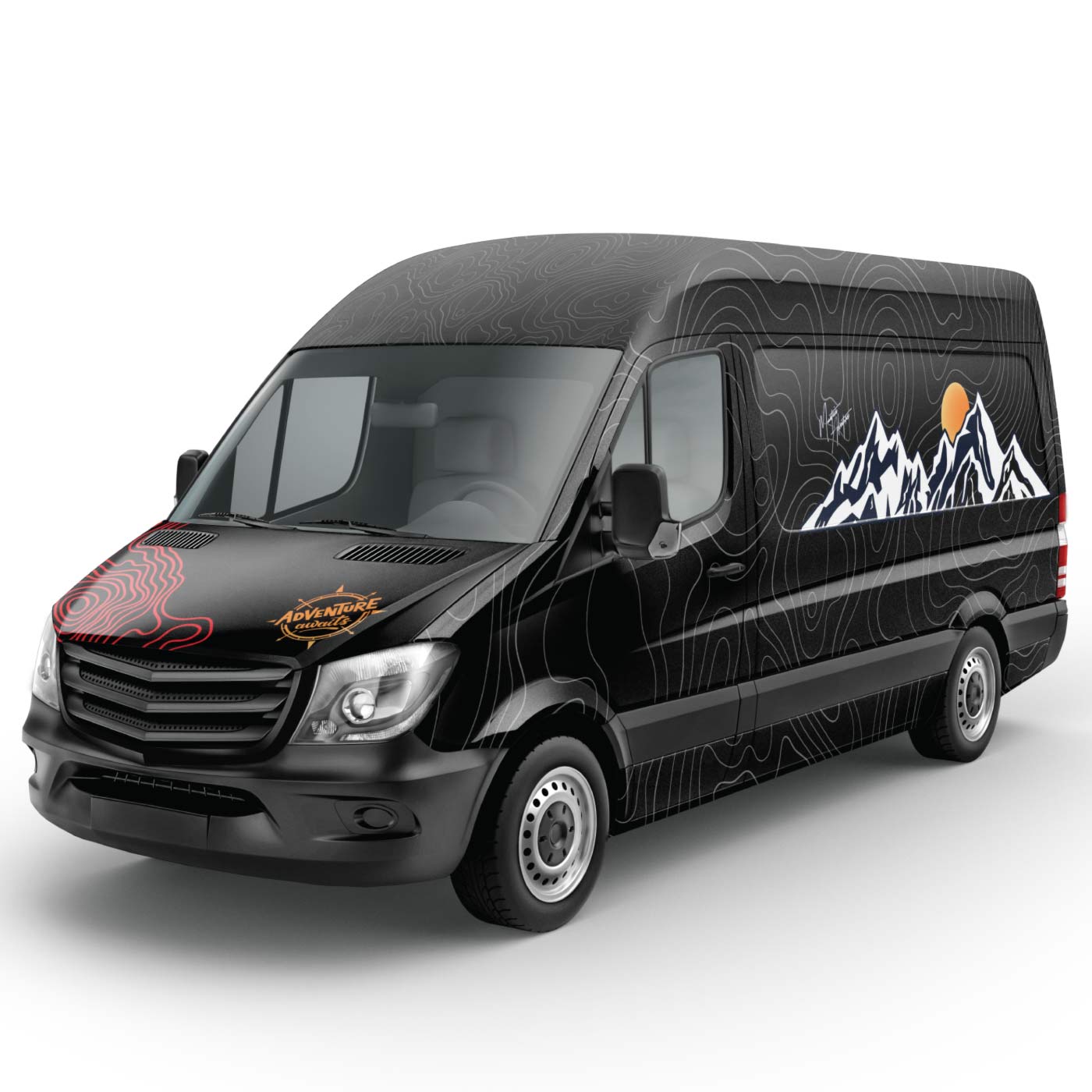 Stickers camping car, Fourgon, Caravane et Van - Personnalisable