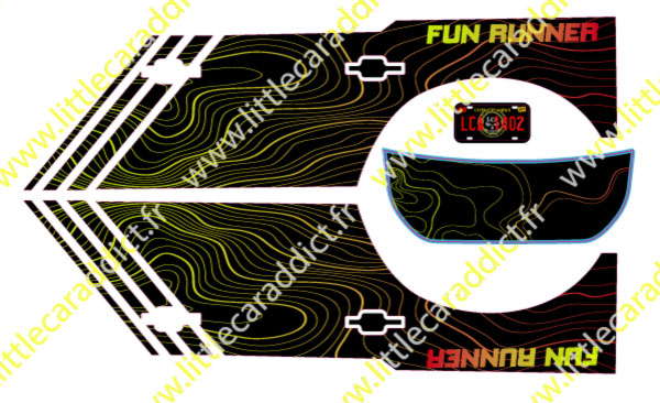 Planche Fun Runner Topographic