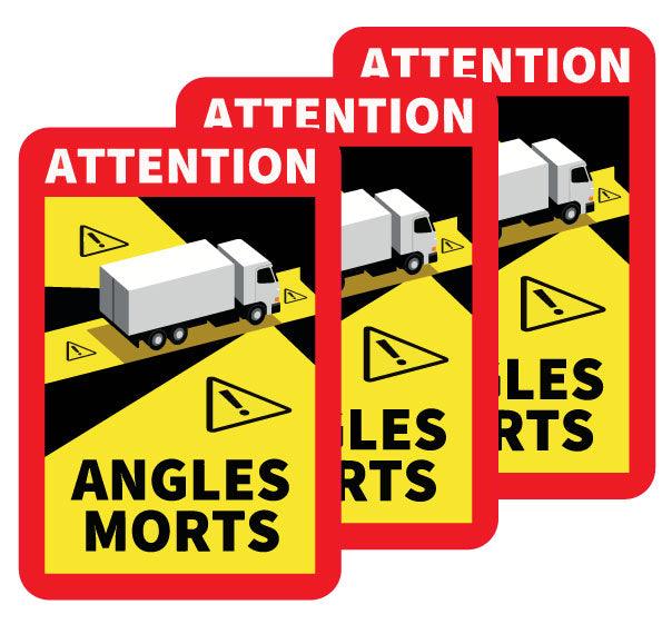 Lot 3 stickers Angles Morts - LittleCarAddict