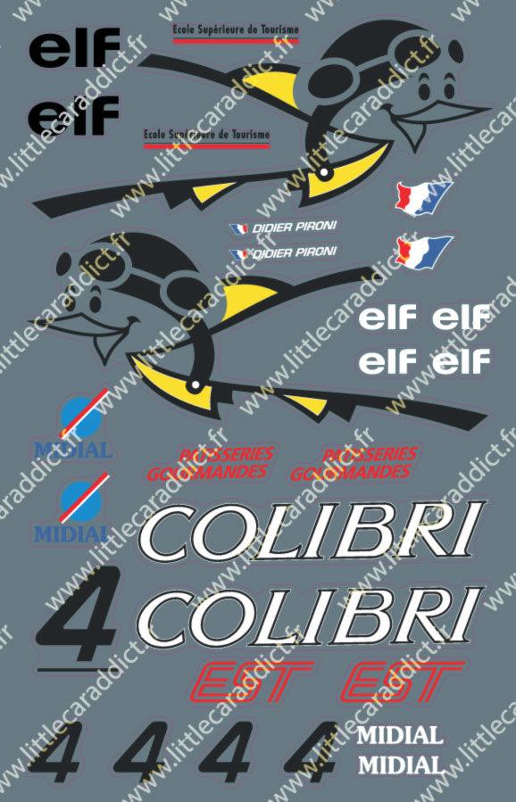 Planche Colibri - LittleCarAddict