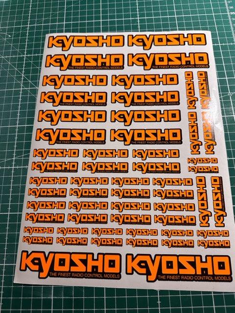 Planche Kyosho orange fluo - LittleCarAddict
