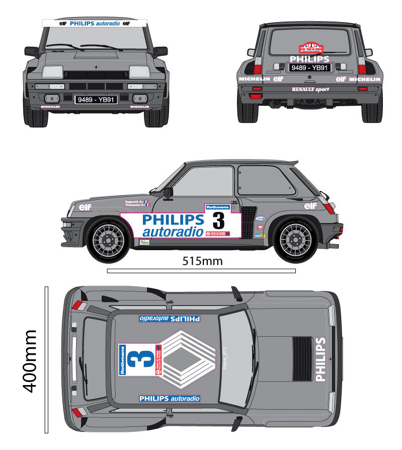 R5 Turbo Philips Chassis FG