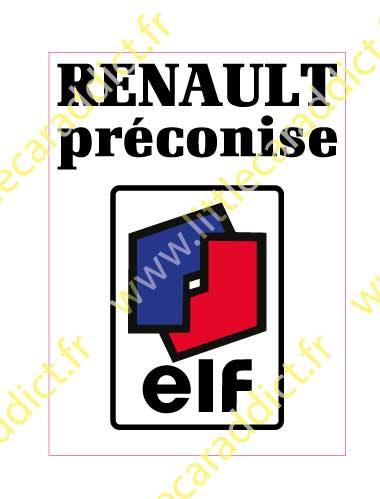 Stickers "Renault elf F1" - LittleCarAddict
