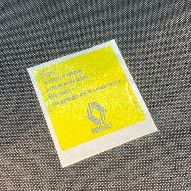 stickers Renault Exigez la pièce d'origine - LittleCarAddict