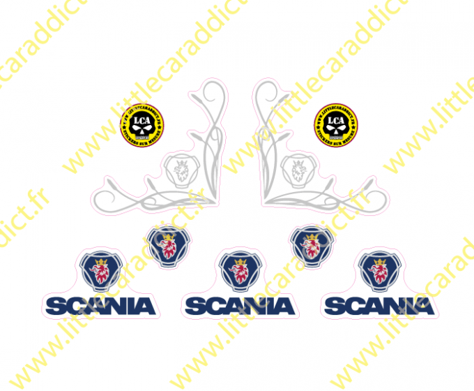 vitres logos scania - LittleCarAddict