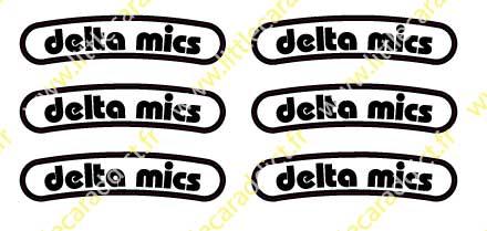Stickers Bananes jantes delta mics - LittleCarAddict