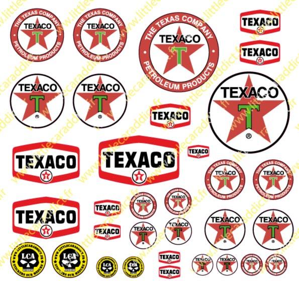 Stickers texaco - LittleCarAddict