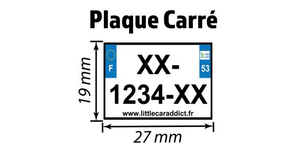 Plaque immatriculation personnalisée – Image 3