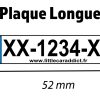 Plaque immatriculation personnalisée – Image 2