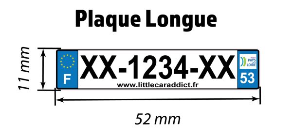 Plaque immatriculation personnalisée – Image 2