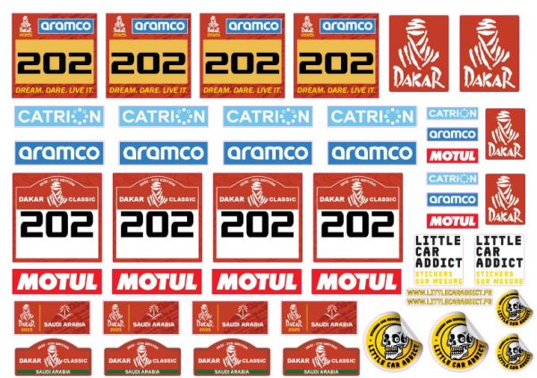 Planche Dakar Numéro V2