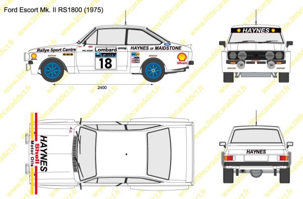 Kit Ford Escort MK2 Haynes