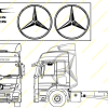 Planche Mercedes Actros