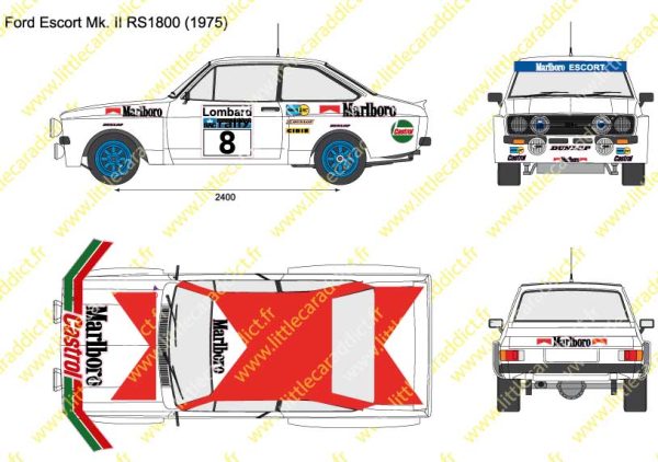 Kit Ford Escort MK2 Marlboro