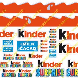 Planche Stickers KINDER