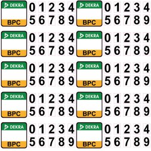 Planche Numéro DEKRA