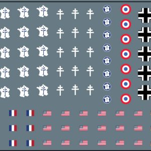 Planches WW2 German Allied Flags