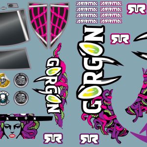 Planche ARRMA Gorgon Rose/violet