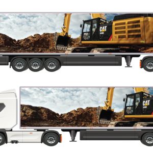 Planche pour remorque Camion 1/50 CAT