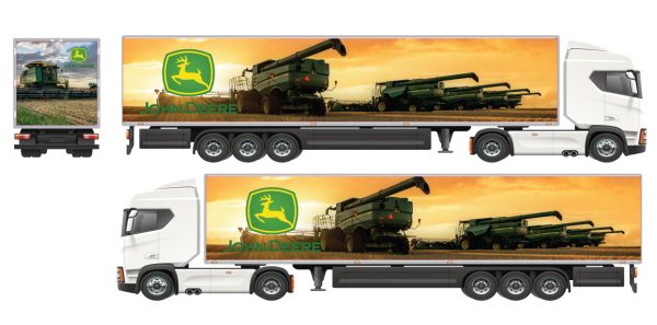 Planche pour remorque Camion 1/50 John Deere