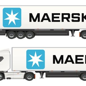 Planche remorque Camion 1/50 Maersk
