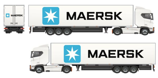 Planche remorque Camion 1/50 Maersk