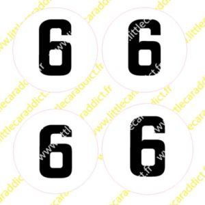 Planche de numéros Ford GT40 Altaya