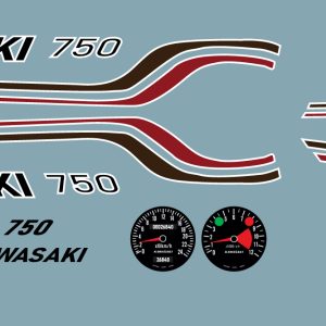 Planche Kawasaki 750 1:8 GOLD