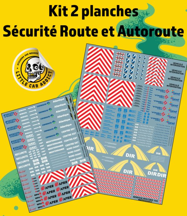 KIT 2 Planches Sécurité Route & Autoroute