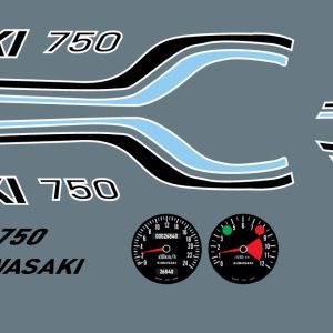 Planche Kawasaki 750 1:8