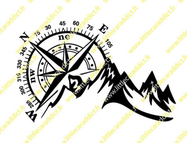 Stickers Rose Mount 3