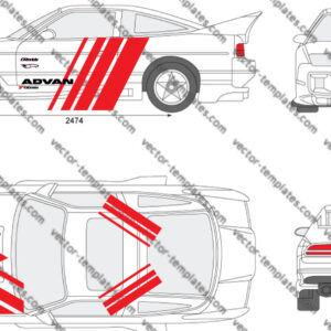 Planche stickers Drift  ADVAN