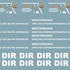Planche Corridor de Sécurité DIR Méditerranée