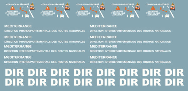 Planche Corridor de Sécurité DIR Méditerranée