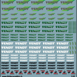 Planche Agri Fendt au 1/32