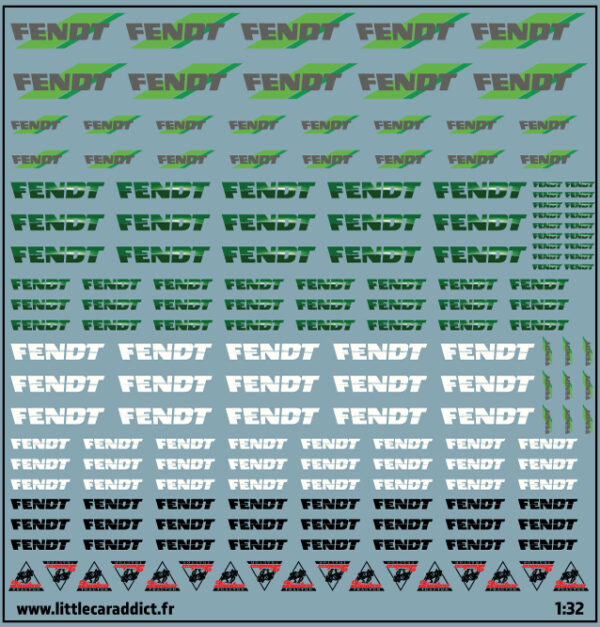 Planche Agri Fendt au 1/32