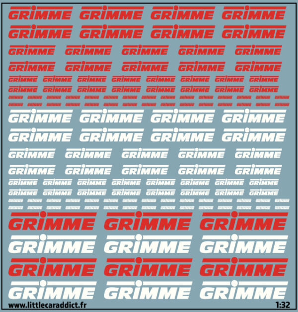 Planche Agri Grimme au 1/32