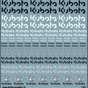 Planche Agri Kubota au 1/32