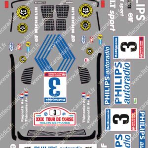 Planche R5 Maxi Turbo