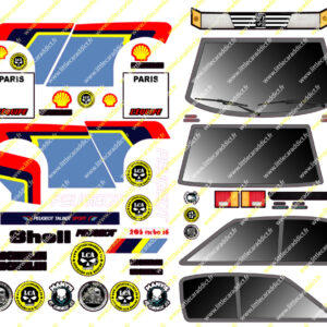 Planche 205 RALLY ElsasBody