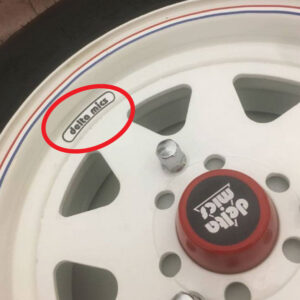 Stickers Banane pour jante Delta Mics