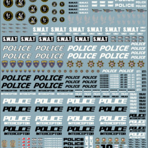 Planche Police US SWAT A5