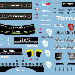Planche MJX 1/14 – Citroën C3 Rally